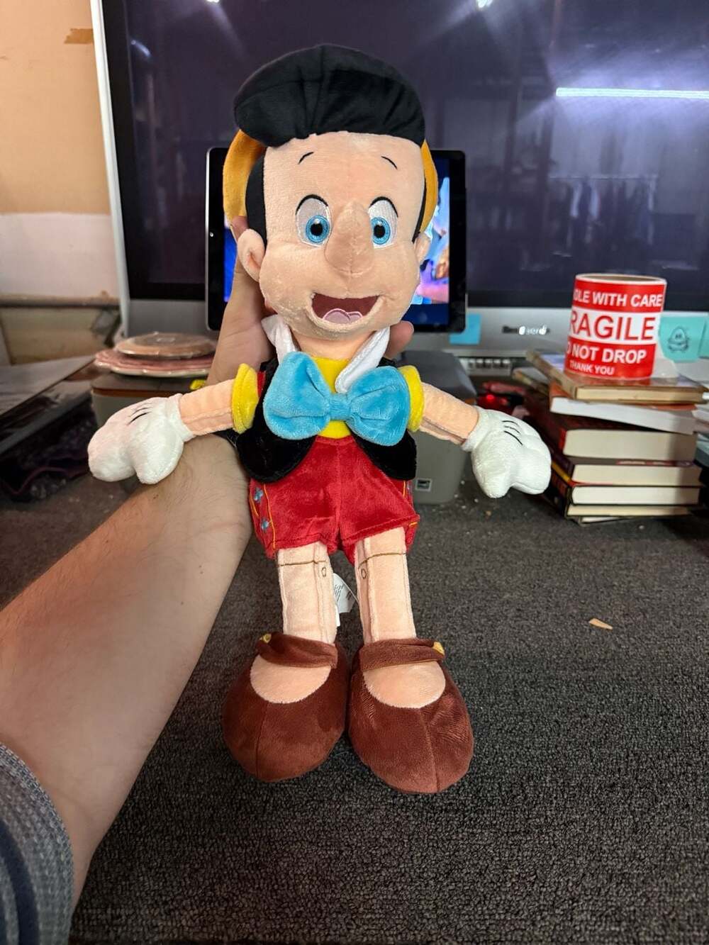 Disney Store Pinocchio Plush Doll